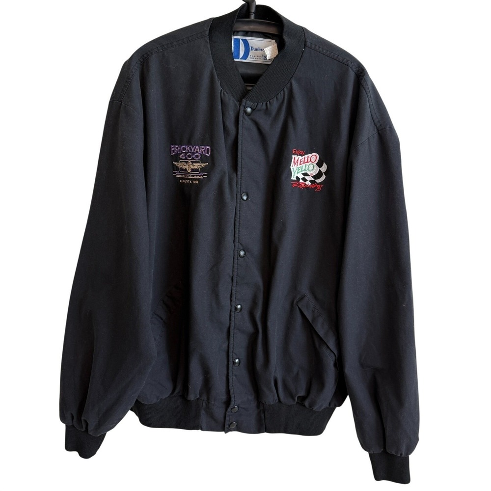 VTG Kyle Petty Nascar Racing Jacket Mello Yellow Size 2XL Racer Brickyard